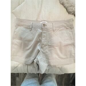 Banana Republic Cream-Tan Women's Chino Cargo Shorts